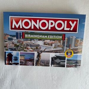 New Sealed Monopoly Birmingham Edition Board Game‎ Hasbro 2024
